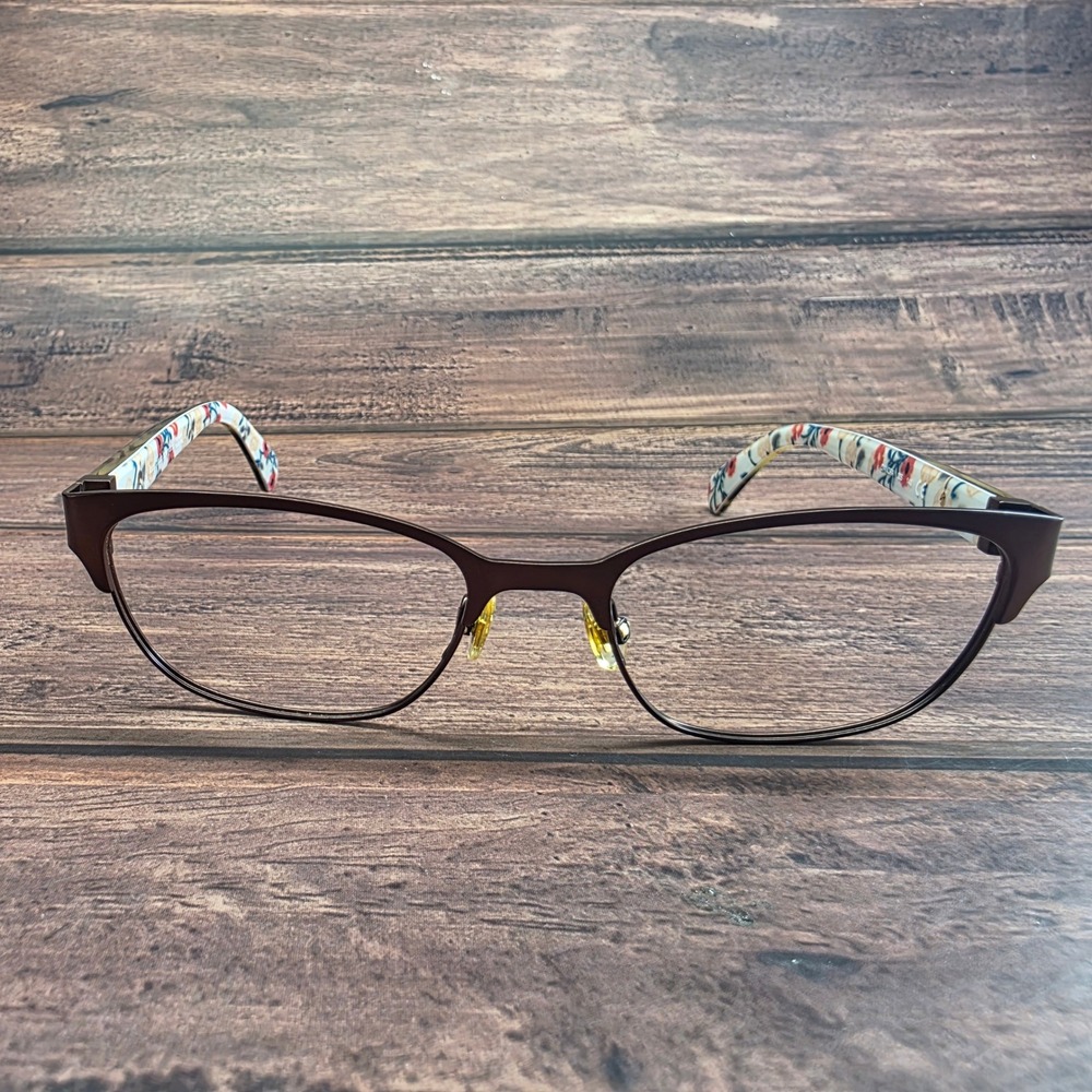 Kate Spade New York Diandra 305 Matte Brown Floral Tortoise Cat Eye 51-17-140